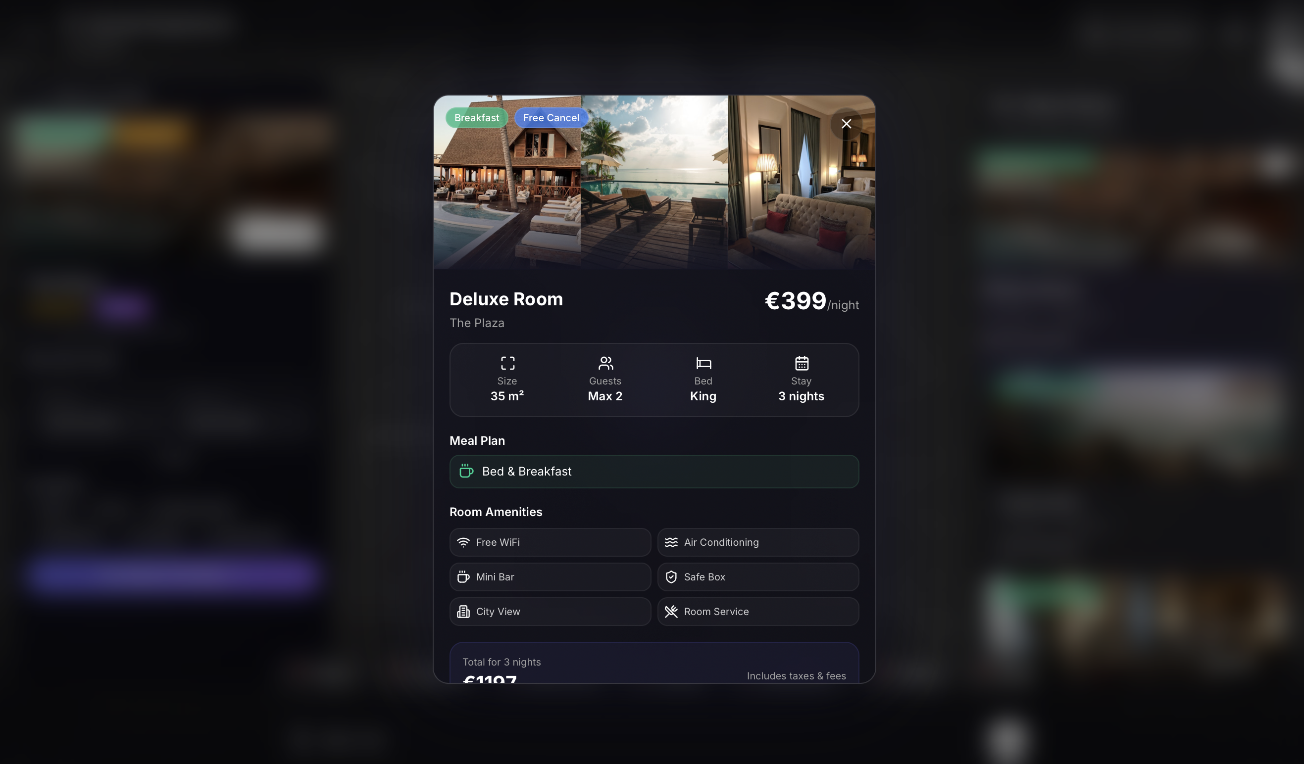 Browse & compare rooms